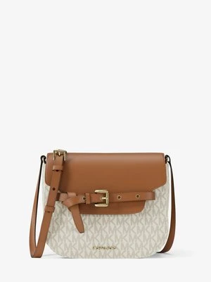 Mała zaokrąglona torebka Emilia do przewieszenia przez ramię z charakterystycznym logo MICHAEL Michael Kors