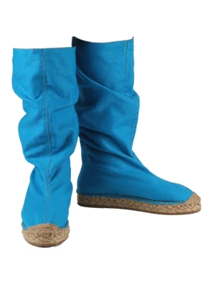 Maldives Shoes Espadryle botki w kolorze niebieskim rozmiar: 38