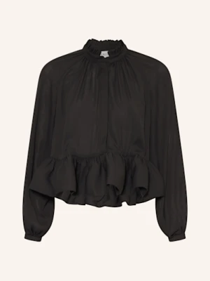 Malina Bluzka Alva Z Falbankami schwarz