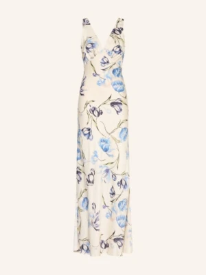 Malina Satynowa Sukienka Thelma blau