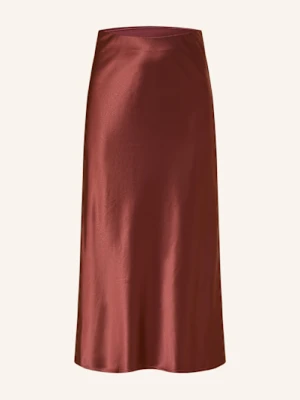 Malina Spódnica Satynowa Aubree rot