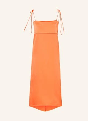 Malina Sukienka Satynowa Mette orange
