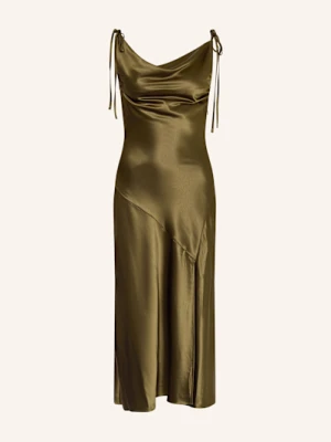 Malina Sukienka Satynowa Zarea gruen