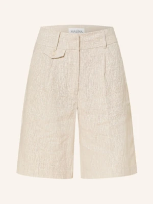 Malina Szorty Z Lnu Arlo beige