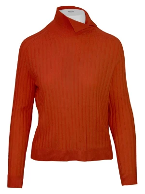 Malo Optimum Sweter w kolorze ceglanym rozmiar: M