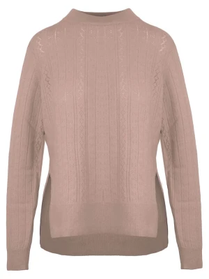 Malo Optimum Sweter w kolorze szaroróżowym rozmiar: L