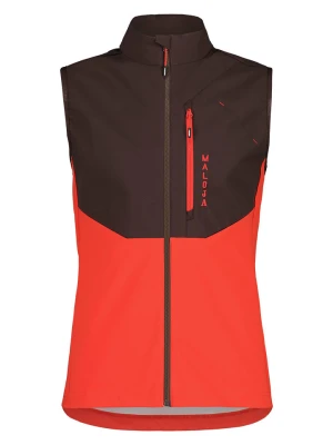 Maloja Kamizelka softshellowa "ChristensteinM" w kolorze brązowo-czerwonym rozmiar: S