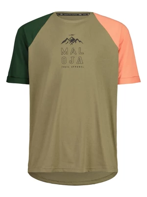 Maloja Koszulka funkcyjna "AnderterM" w kolorze khaki rozmiar: XS