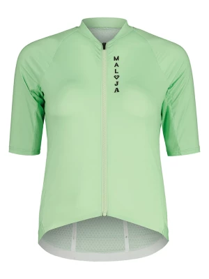 Maloja Koszulka kolarska w kolorze zielonym rozmiar: S