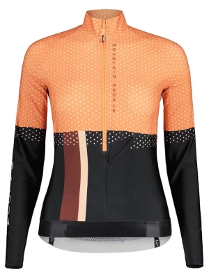 Maloja Koszulka skitourowa "SycamoreM" w kolorze czarno-pomarańczowym rozmiar: M