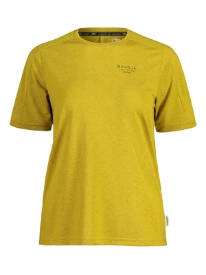 Maloja Koszulka sportowa "HelmkrautM" w kolorze musztardowym rozmiar: XS