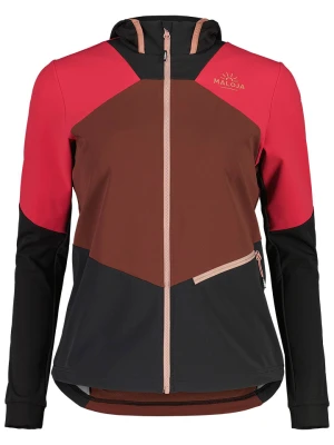 Maloja Kurtka hybrydowa "MarlingM" w kolorze brązowo-czarno-różowym rozmiar: M