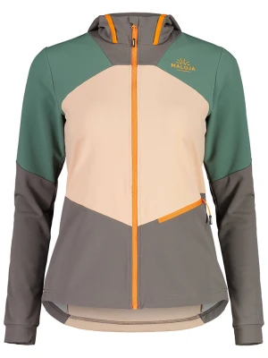 Maloja Kurtka hybrydowa "MarlingM" w kolorze szaro-pomarańczowo-zielonym rozmiar: M