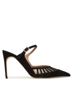 MALONE SOULIERS Klapki Bardot 90-2 Czarny