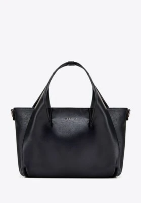 Mały damski kuferek z imitacji skóry czarny Wittchen