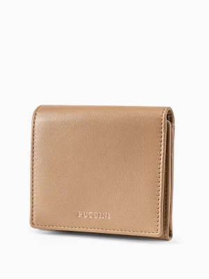 Mały damski portfel skórzany brązowy Puccini