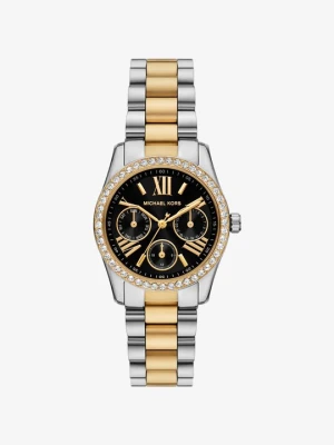 Mały dwukolorowy zegarek Lexington z kryształkami pavé Michael Kors DWA KOLORY (Srebrny)