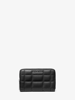 Mały pikowany portfel ze skóry MICHAEL Michael Kors