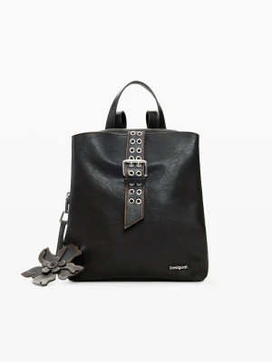 Mały plecak z aplikacjami kwiatowymi Desigual