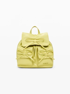 Mały plecak z błyszczącą kokardą Desigual