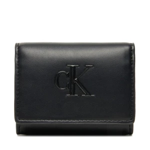 Mały Portfel Damski Calvin Klein Bold Ck Medium Bifold LV04F1047G Czarny