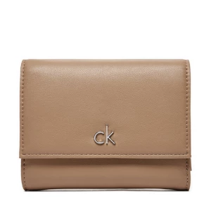 Mały Portfel Damski Calvin Klein Ck Daily Medium Trifold_Pbl K60K612851 Beżowy