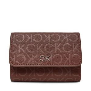 Mały Portfel Damski Calvin Klein Ck Daily Sm Trifold_Mono K60K612684 Bordowy