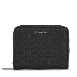 Mały Portfel Damski Calvin Klein Ck Must Md Z/A Wallet_Epi Mono K60K611932 Black Epi Mono 0GJ