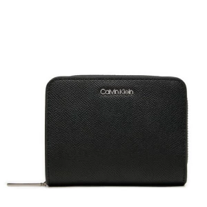 Zdjęcie produktu Mały Portfel Damski Calvin Klein Ck Must Md Zip Around_Caviar K60K612831 Czarny