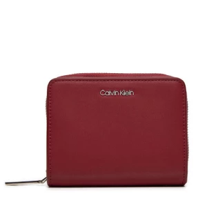 Mały Portfel Damski Calvin Klein Ck Must Medium Zip Around Wallet K60K611937 Czerwony