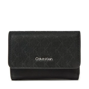 Mały Portfel Damski Calvin Klein Ck Must Small Trifold_Mono K60K612829 Czarny