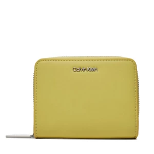Mały Portfel Damski Calvin Klein Ck Must Z/A Wallet W/Flap Md K60K607432 Żółty