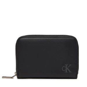 Mały Portfel Damski Calvin Klein Jeans Block Med Zip Around K60K612254 Czarny