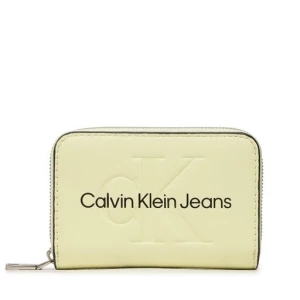 Mały Portfel Damski Calvin Klein Jeans Sculpted Med Zip Around Mono K60K607229 ZCW