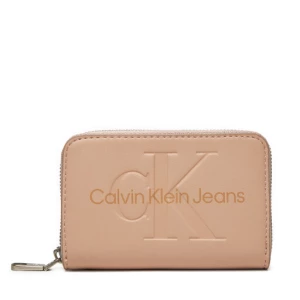 Mały Portfel Damski Calvin Klein Jeans Zip Around Mono K60K612255 Kolorowy