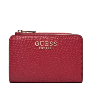 Mały Portfel Damski Guess Laurel II Slg SWZG74 59156 Czerwony