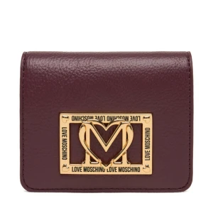 Mały Portfel Damski LOVE MOSCHINO JC5604PP1NLI0552 Bordowy