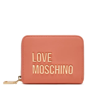 Mały Portfel Damski LOVE MOSCHINO JC5613PP1MKD0464 Koralowy