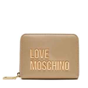 Mały Portfel Damski LOVE MOSCHINO JC5613PP1MKD196A Złoty