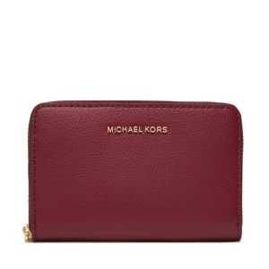 Mały Portfel Damski MICHAEL Michael Kors Jet Set Small Leather 32F4GJ6D0L Bordowy
