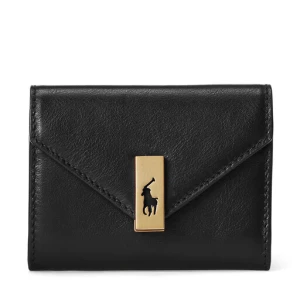 Mały Portfel Damski Polo Ralph Lauren 427886734001 Czarny