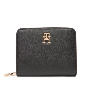 Mały Portfel Damski Tommy Hilfiger Th Distinct Med Za AW0AW17473 Czarny