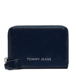 Mały Portfel Damski Tommy Jeans Tjw Ess Must Small Za Patent AW0AW16142 Granatowy