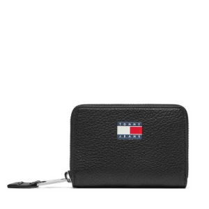 Mały Portfel Damski Tommy Jeans Tjw Must Small Za AW0AW17642 Czarny
