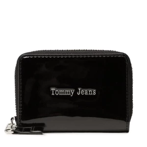 Mały Portfel Damski Tommy Jeans Tjw Must Small Za Patent AW0AW14974 Czarny