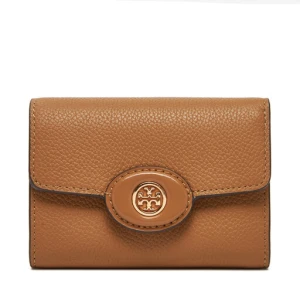 Mały Portfel Damski Tory Burch 165002 Brązowy