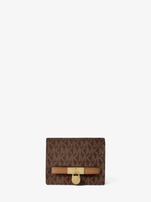 Mały portfel Hamilton Moderne z charakterystycznym logo Michael Kors