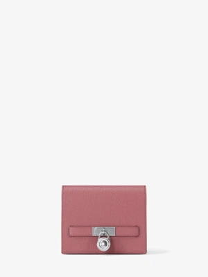 Mały portfel Hamilton Moderne ze skóry Michael Kors PALISANDER (Różowy)