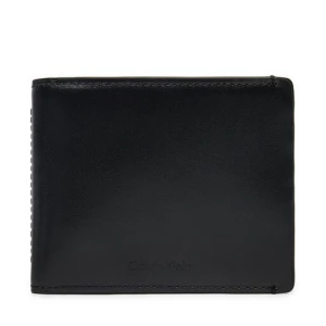 Mały Portfel Męski Calvin Klein Ck Glow Bifold 5Cc W/Coin K50K512489 Czarny