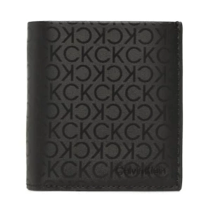 Mały Portfel Męski Calvin Klein Daily Tech Trifold 6Cc W/Magcoin K50K510196 Czarny